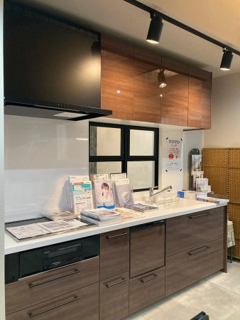 キッチンの展示もしています。