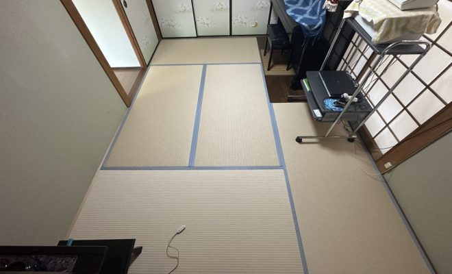 表面が和紙の畳！？