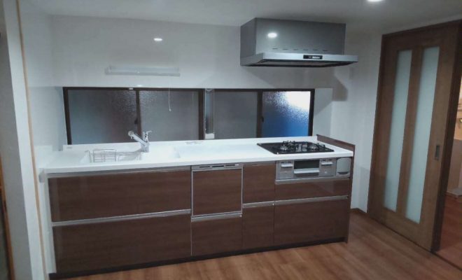 福知山市でキッチンの入替をしました！