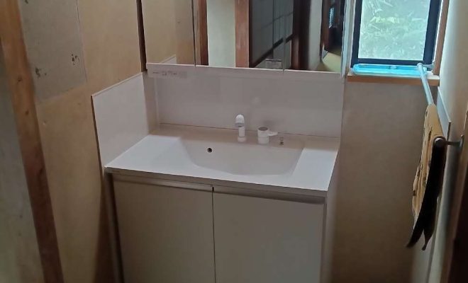 福知山市　洗面リフォーム🚰💧