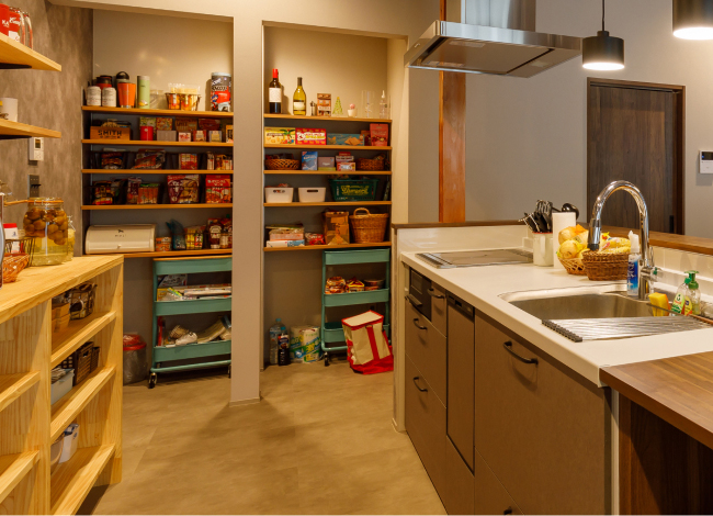 小さな住まいでの大容量収納