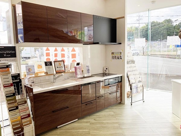 キッチンも実際見て触れることが出来ます。<br />
<br />
