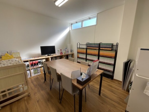 キッズスペースございますので、お子様連れでも安心してご来店いただけます。